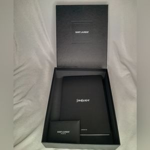 Saint Laurent black gift box includes 2024 Summer catalog